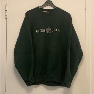 MENS VTG GUESS PULLOVER SWEATE SZ L